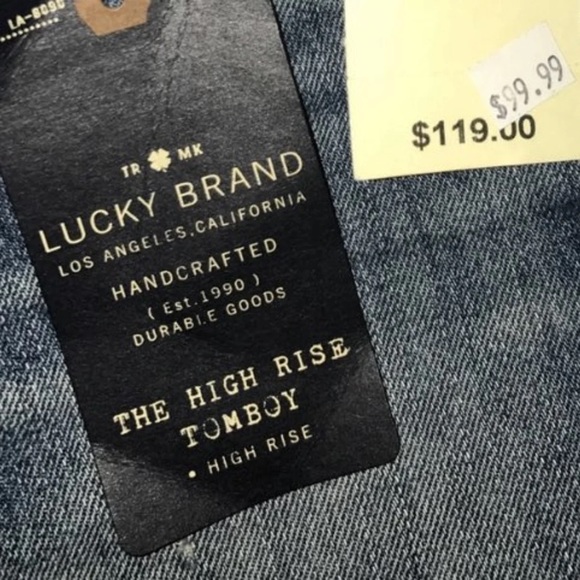 Lucky Brand High-Rise Tomboy Boyfriend Jeans - Picture 7 of 8